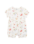 POPPY ORGANIC SS ZIP ROMPER