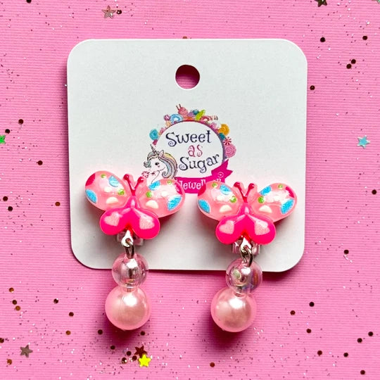 Sweet as Sugar - Clip on Earings