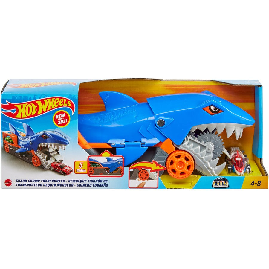 Hot Wheels Shark Chomp Transporter - The Toy Station
