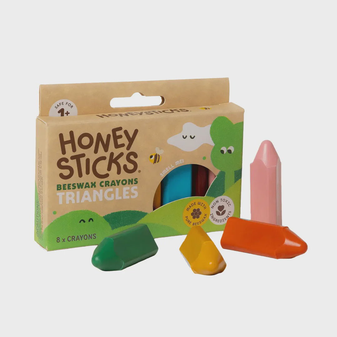 Honeysticks - Triangle Crayons (8 Pack)