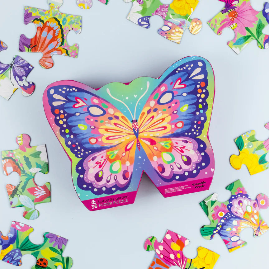 Classic Floor Puzzle 36 pc - Butterfly Garden - The Toy Station