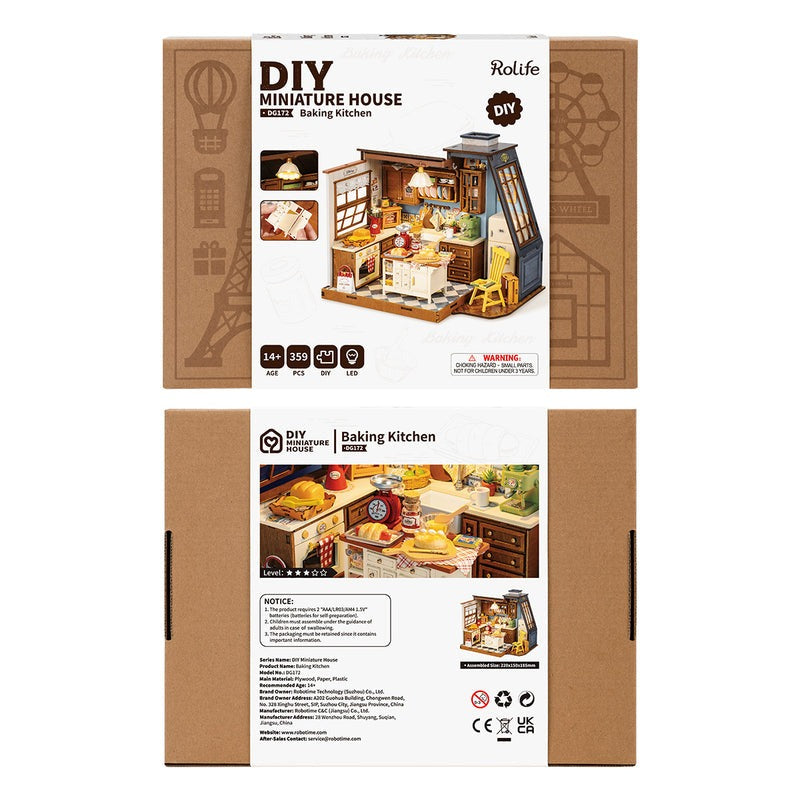 DIY Mini House Baking Kitchen - The Toy Station