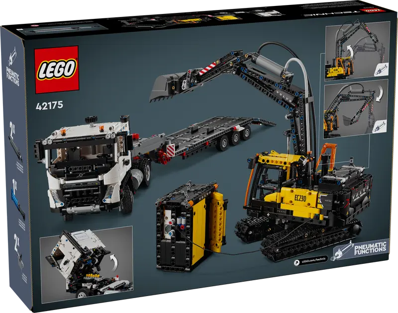 Lego 42175 Volvo FMX Truck & EC230 Electric Excavator - The Toy Station