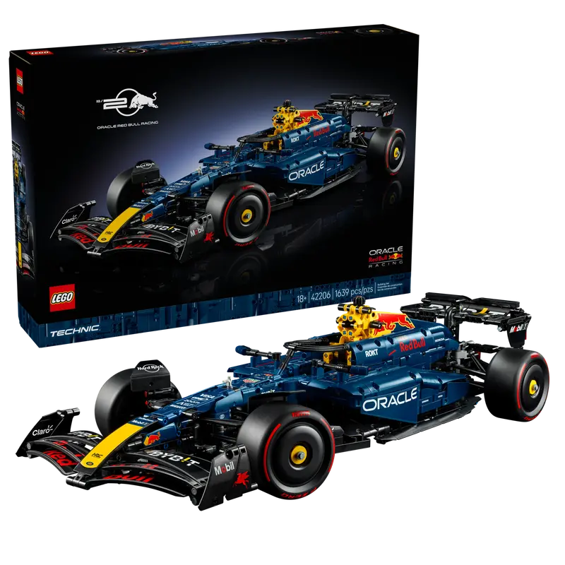 Lego 42206 Oracle Red Bull Racing F1 Car - The Toy Station