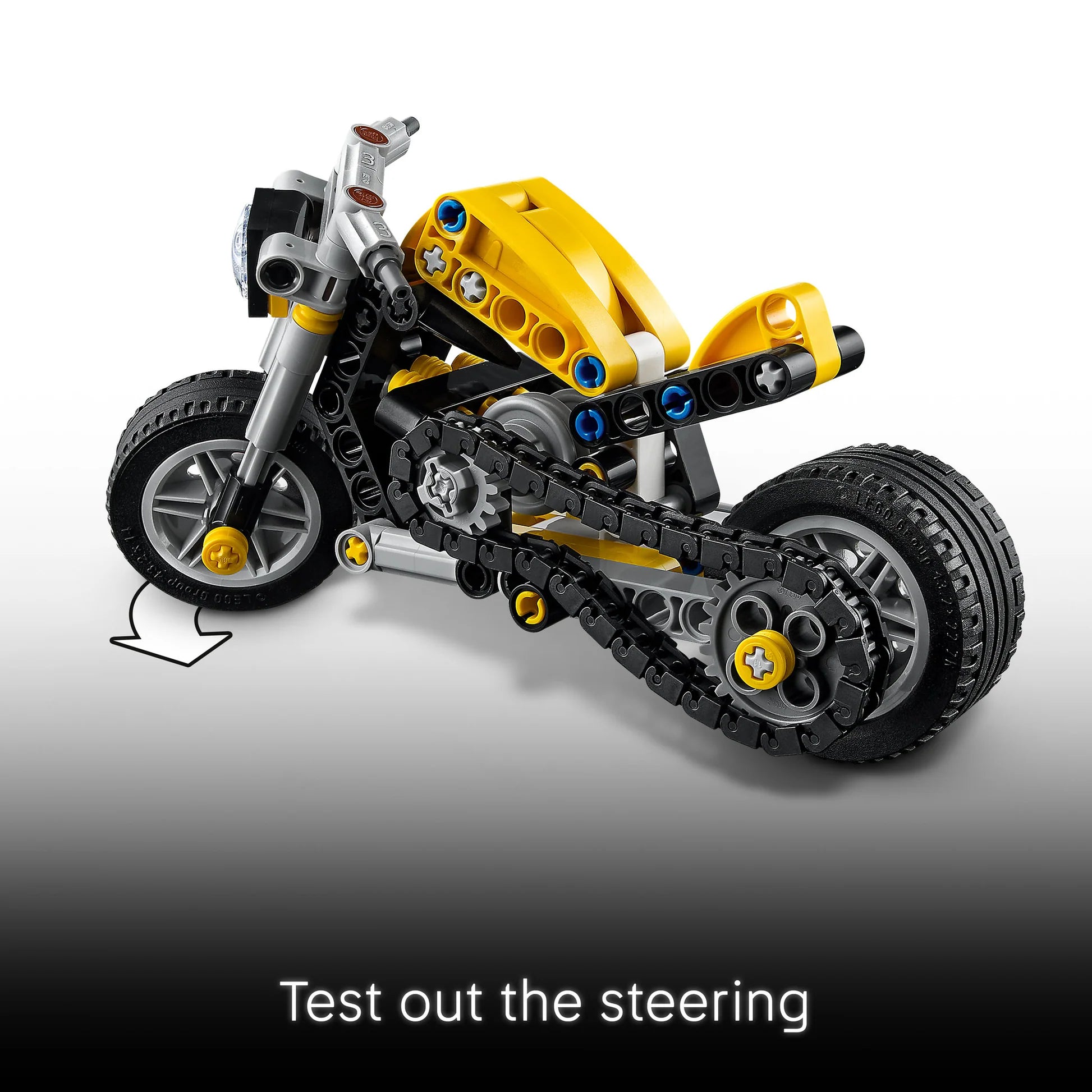 Lego 42225 Yellow Motorbike