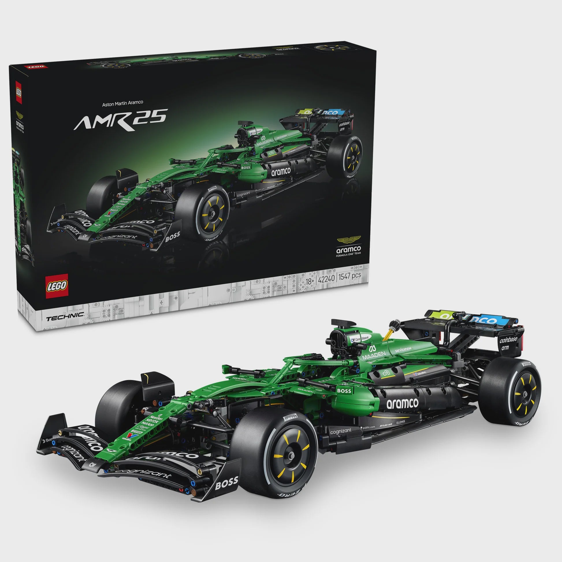LEGO 42240 Technic Aston Martin Aramco AMR25 F1® Car