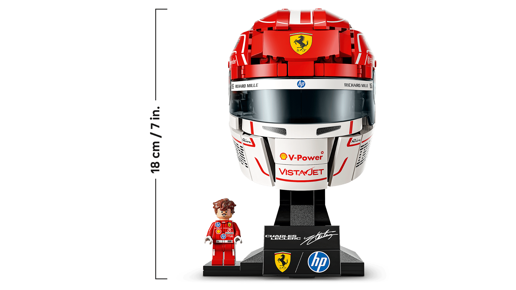 LEGO 43014 Editions Formula 1 Scuderia Ferrari HP Charles Leclerc Helmet