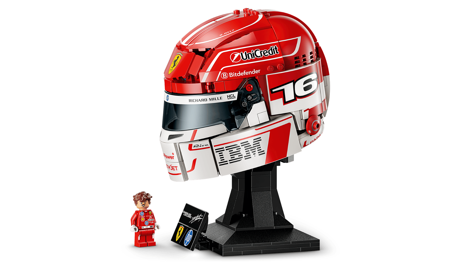 LEGO 43014 Editions Formula 1 Scuderia Ferrari HP Charles Leclerc Helmet