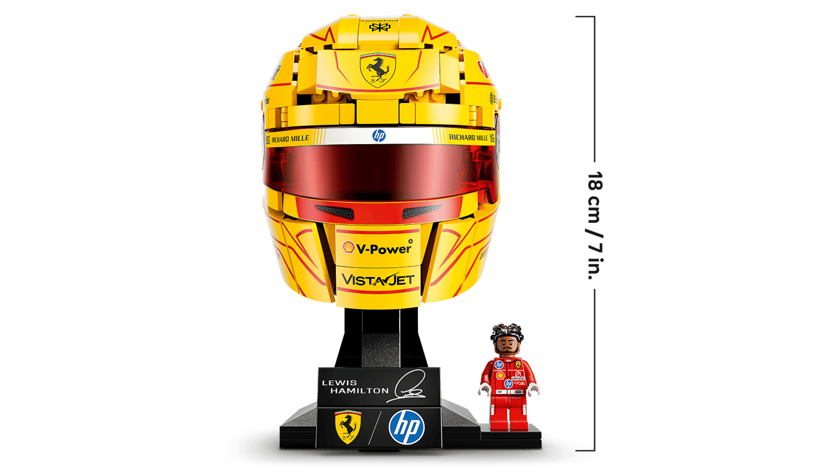 LEGO 43022 Editions Scuderia Ferrari HP Lewis Hamilton Helmet