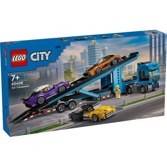 Lego 60408 Car Transporter Truck with Sports Car