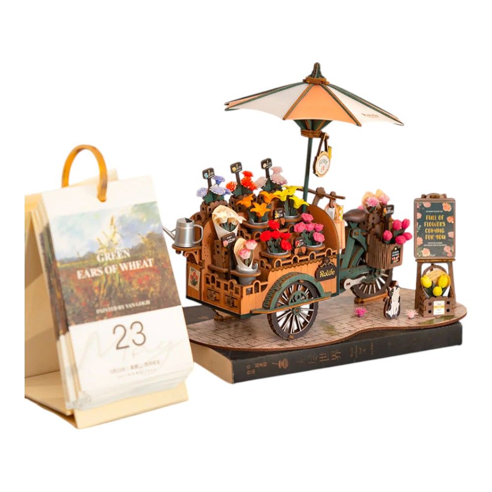 Rolife 3D Puzzle Creation Set Blossom Cart - The Toy Station