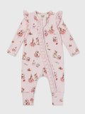 Sugar Bunnies | Bamboo Zipsuit