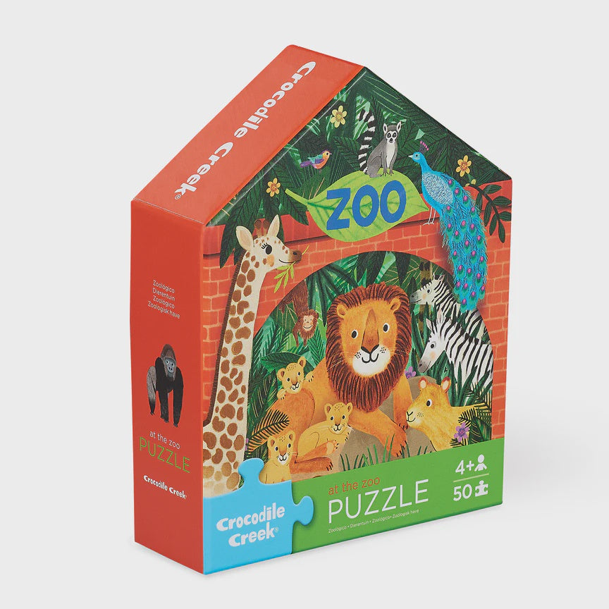 Flat House Puzzle 50 pc - Zoo