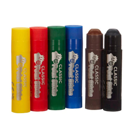 Little Brain Paint Sticks, 6 pack- Classic - The Toy Station
