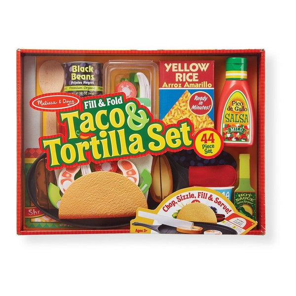 Melissa & Doug Fill & Fold Taco & Tortilla Set