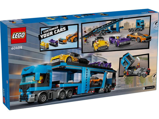 Lego 60408 Car Transporter Truck with Sports Car