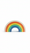 Rainbow wooden stacking arches