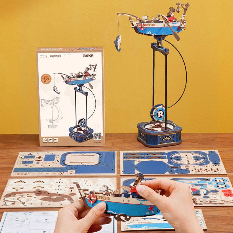 Robotime DIY Pendulem Balance Ocean Fisher - The Toy Station
