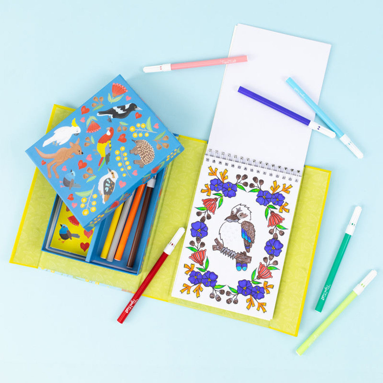 Colouring Set Aussie Animals - The Toy Station