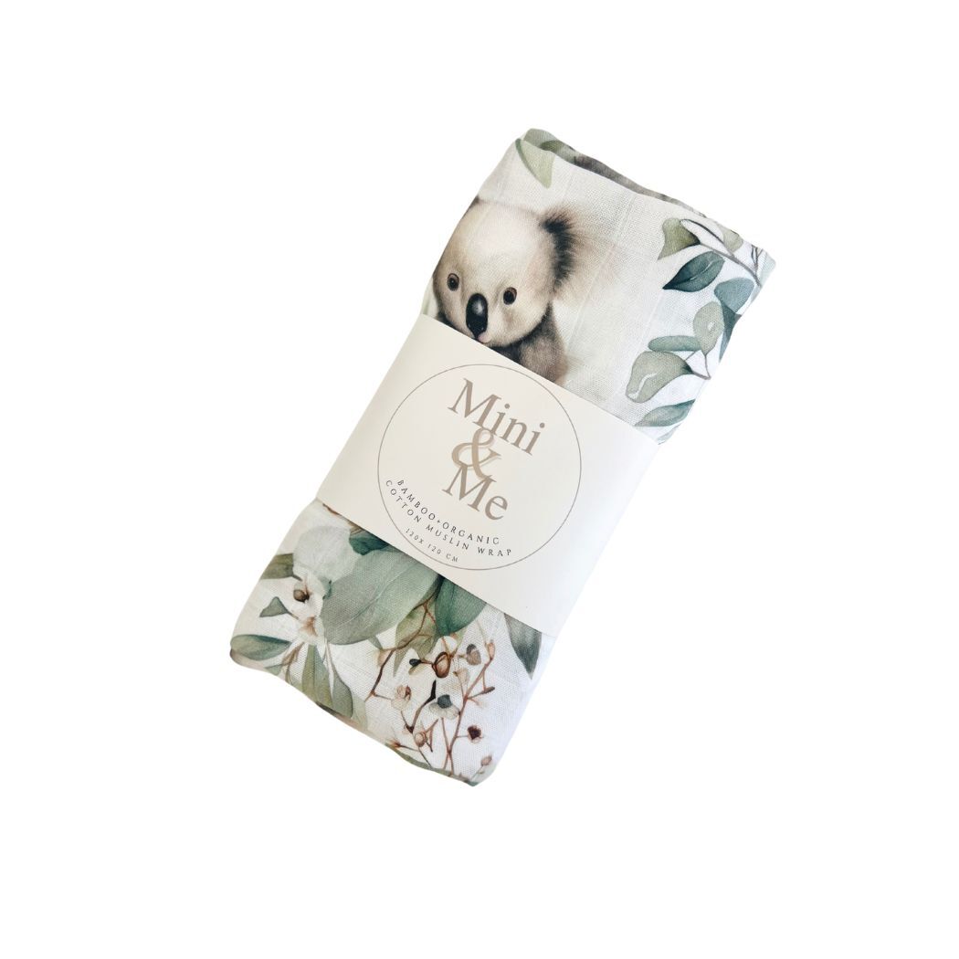 Mini & Me Bamboo Muslin Wrap - The Toy Station