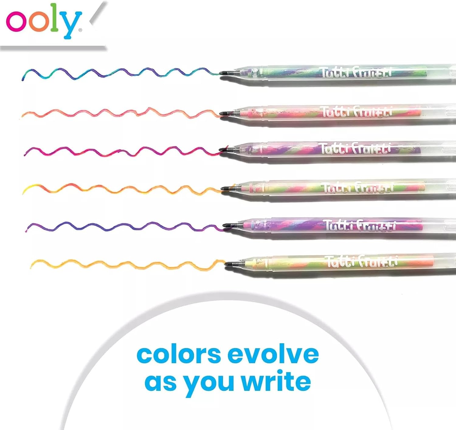 Tutti Fruitti Scented Gel Pens - Multi-Colored - Set of 6