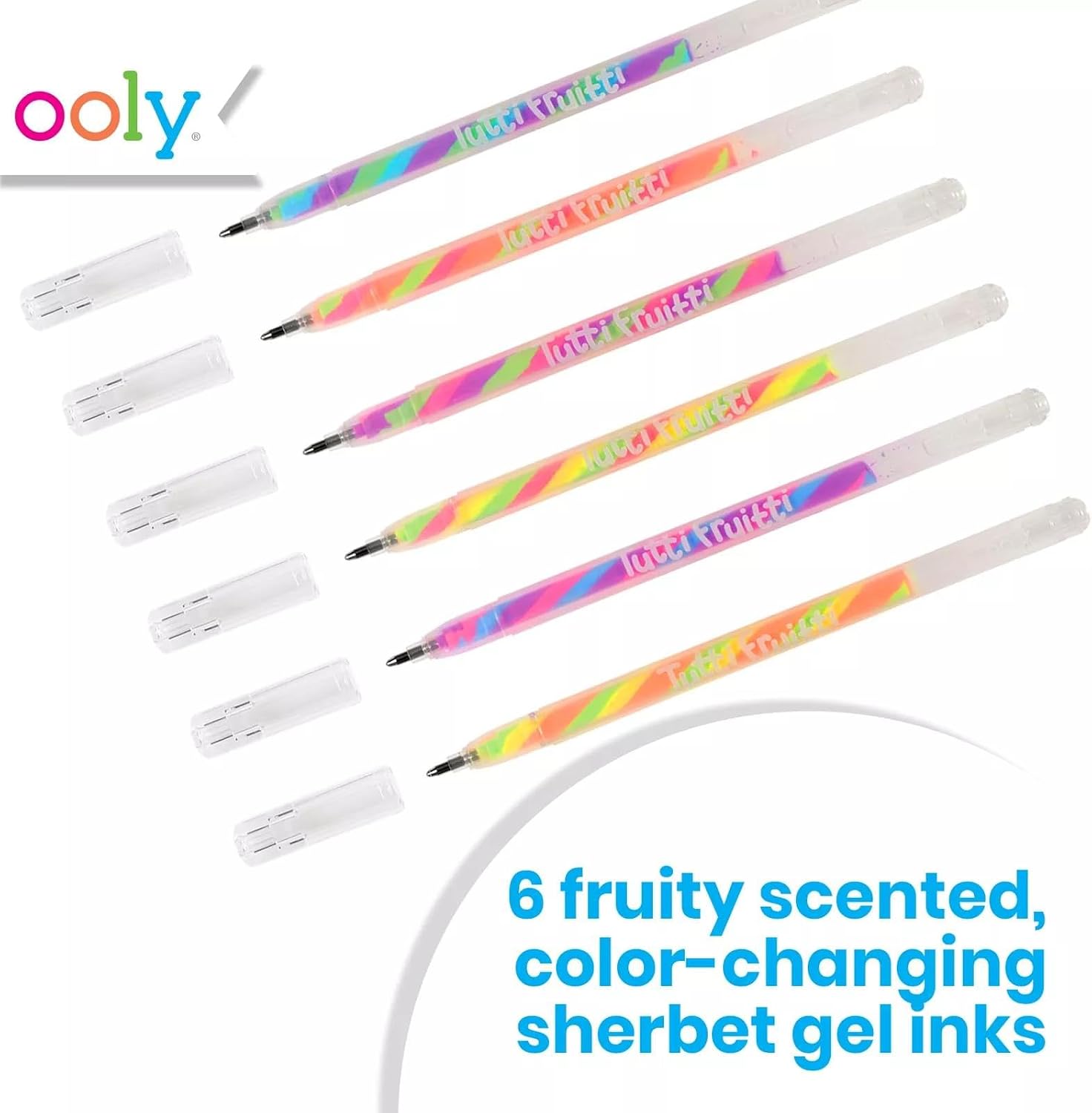 Tutti Fruitti Scented Gel Pens - Multi-Colored - Set of 6