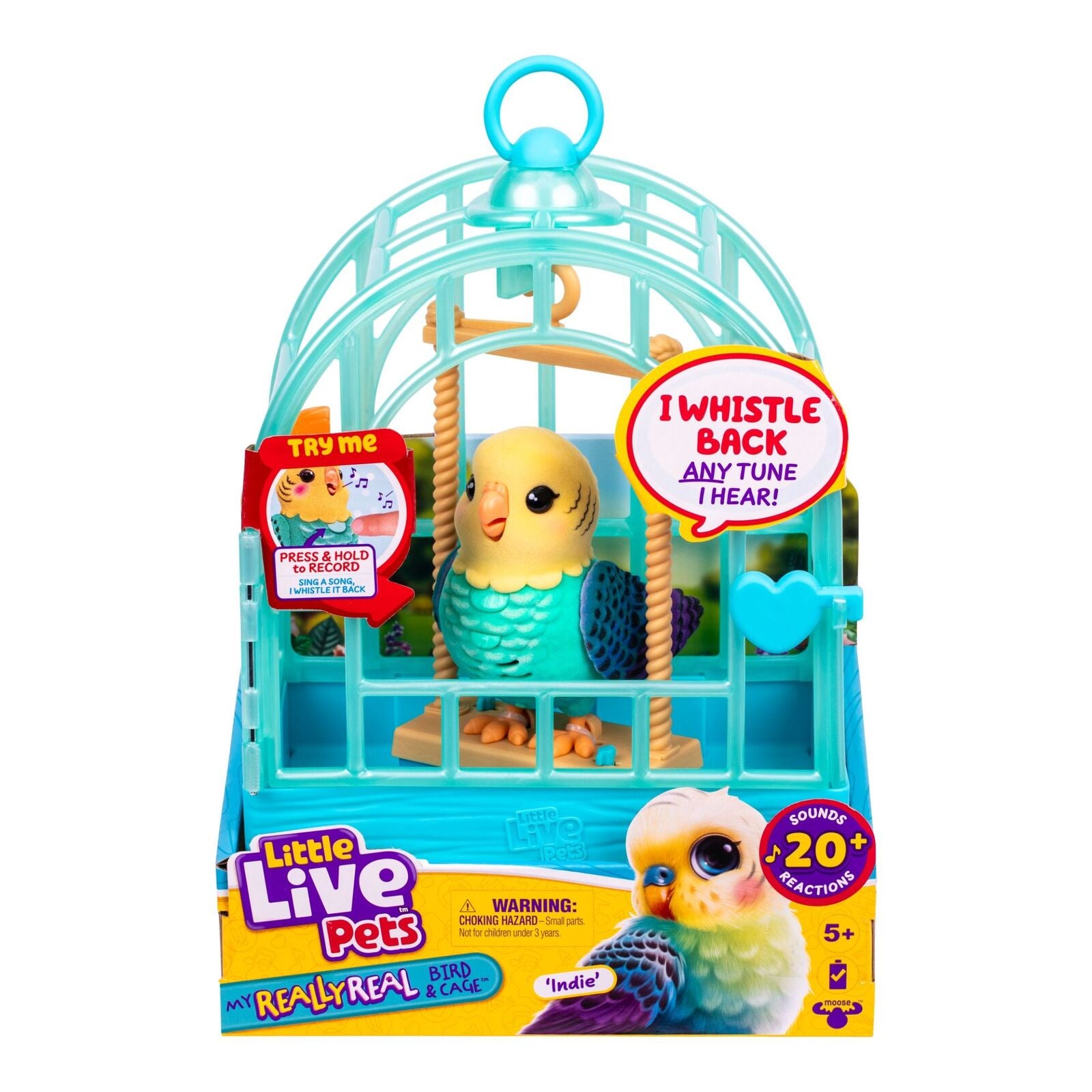 Little Live Pets - My Really Real Bird & Cage - The Toy Station