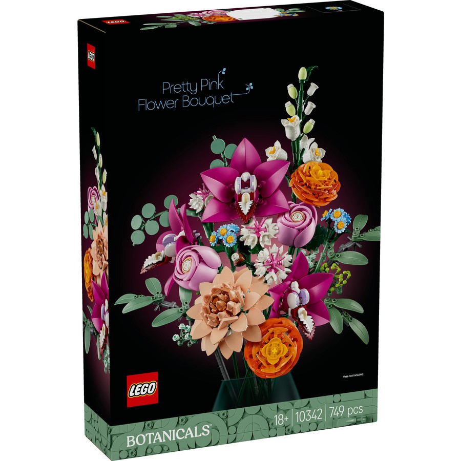 Lego Botanicals 10342 Pretty Pink Flower Bouquet - The Toy Station