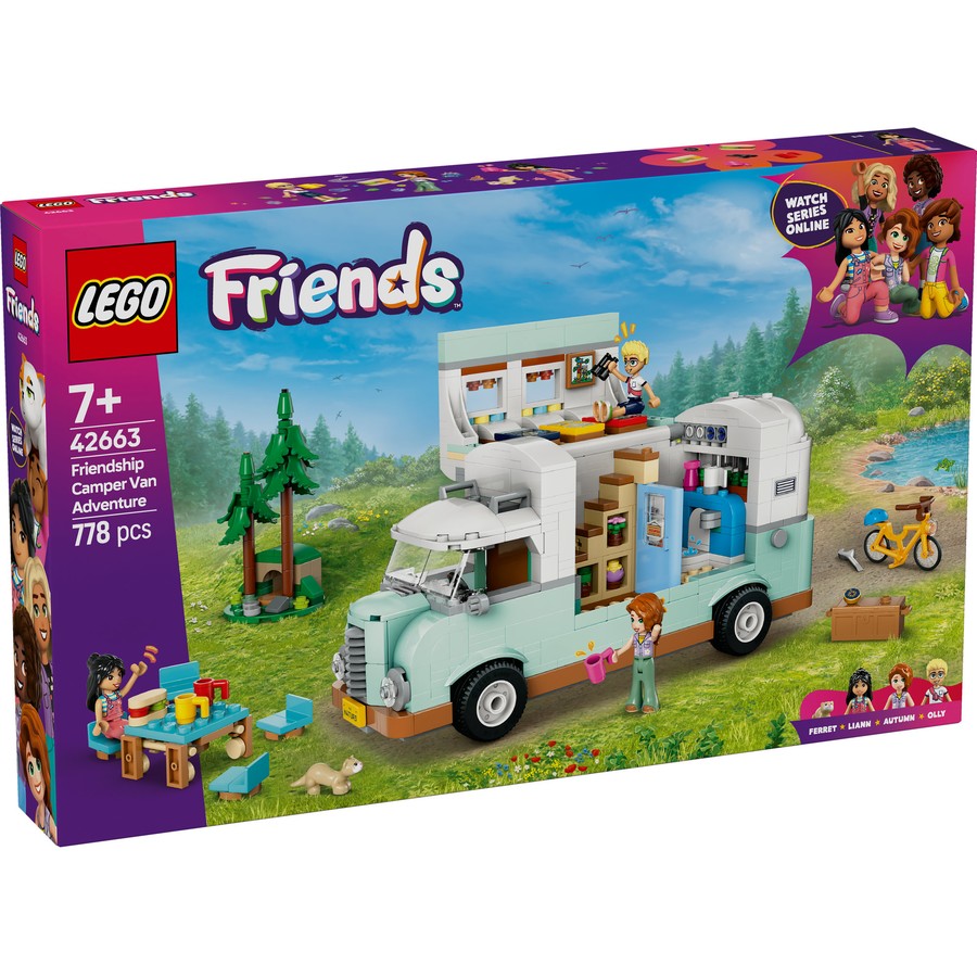 Lego Friendship Campervan Adventure 42663 - The Toy Station