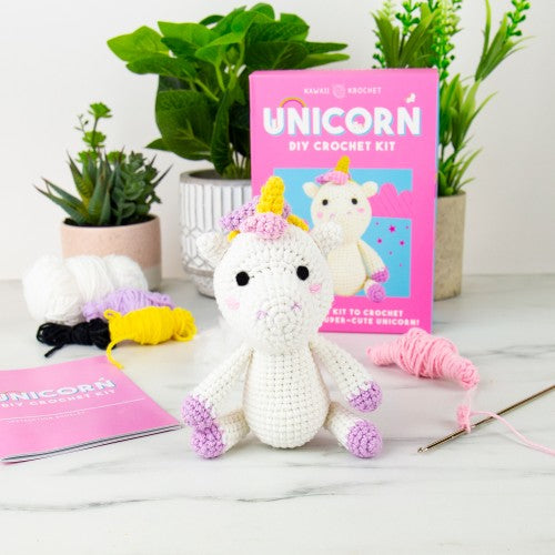 Kawaii Krochet DIY Unicorn Crochet Kit - The Toy Station