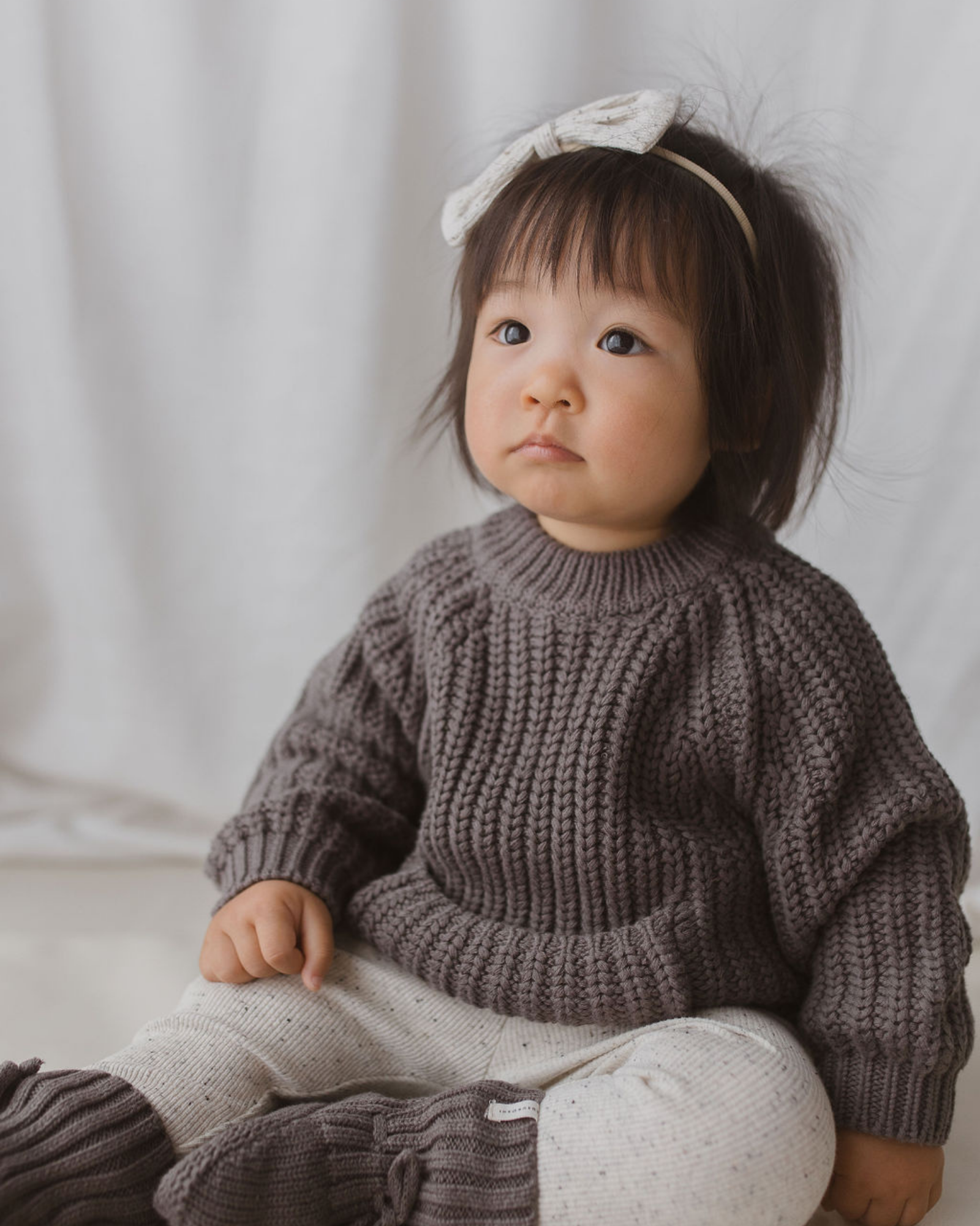 Susukoshi Knit Pullover in Lava Rock - The Toy Station