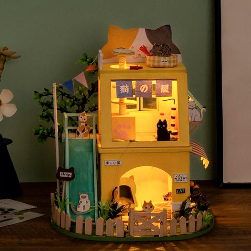 DIY Miniature House - Cat House - The Toy Station