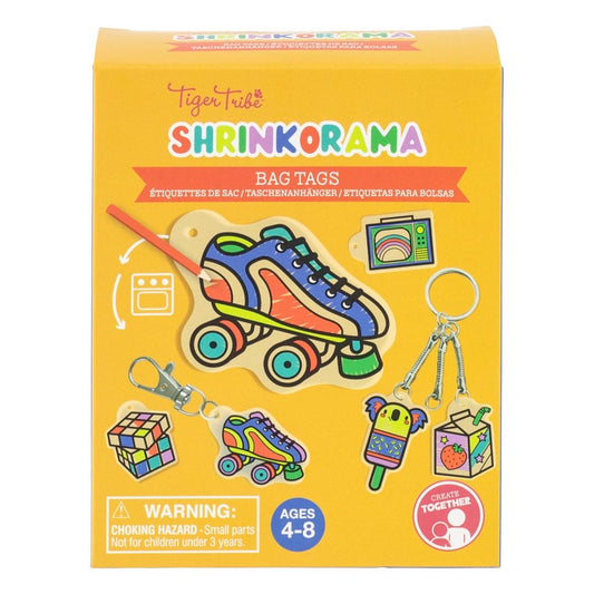 Tiger Tribe Shrinkorama Bag Tags - The Toy Station
