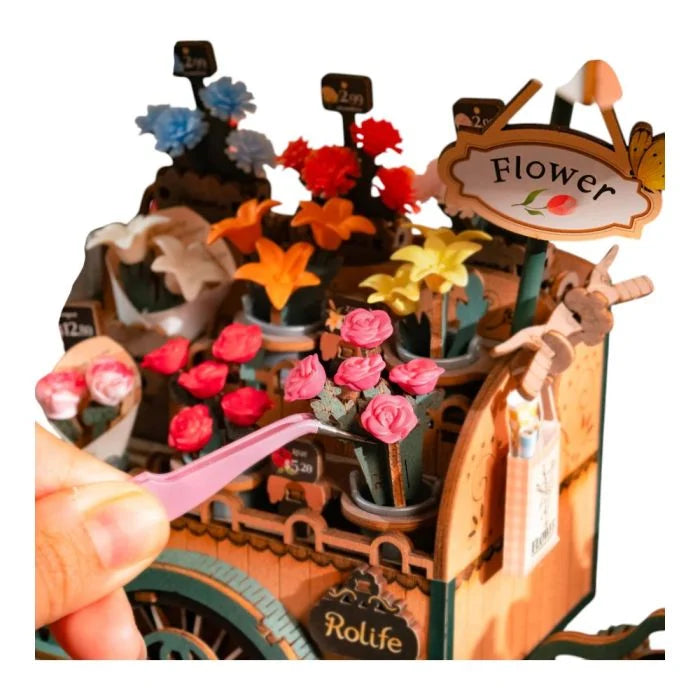 Rolife 3D Puzzle Creation Set Blossom Cart - The Toy Station