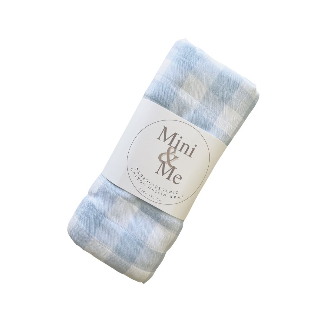 Mini & Me Bamboo Muslin Wrap - The Toy Station