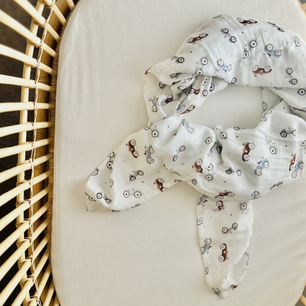 Mini & Me Bamboo Muslin Wrap - The Toy Station