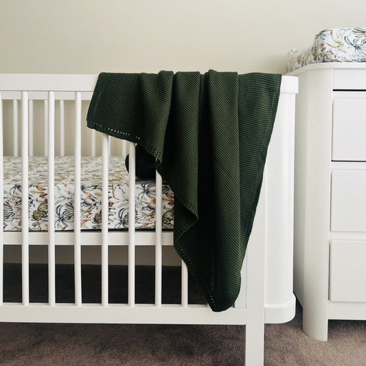 Mini & Me Cable Baby Blanket - The Toy Station