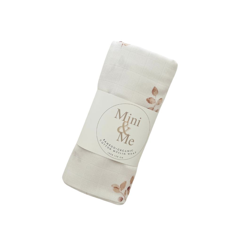 Mini & Me Bamboo Muslin Wrap - The Toy Station