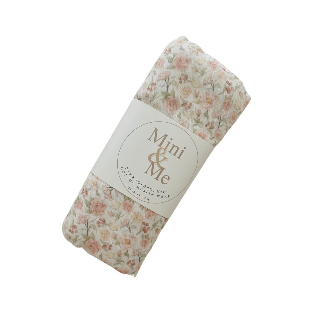 Mini & Me Bamboo Muslin Wrap - The Toy Station