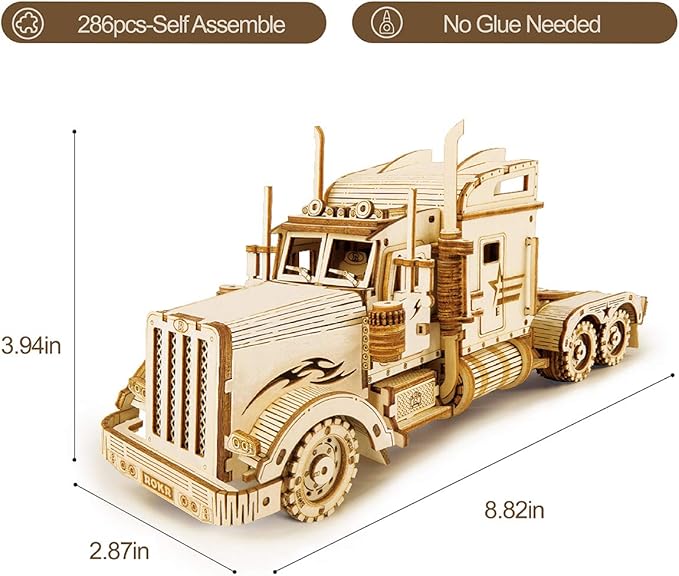 ROKR 1:40 Scale Model Heavy Truck - The Toy Station