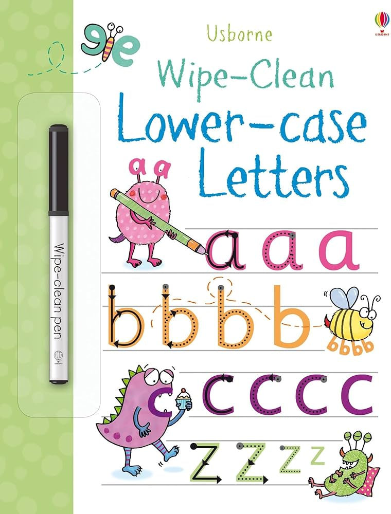 Wipe-Clean Lower Case Letters