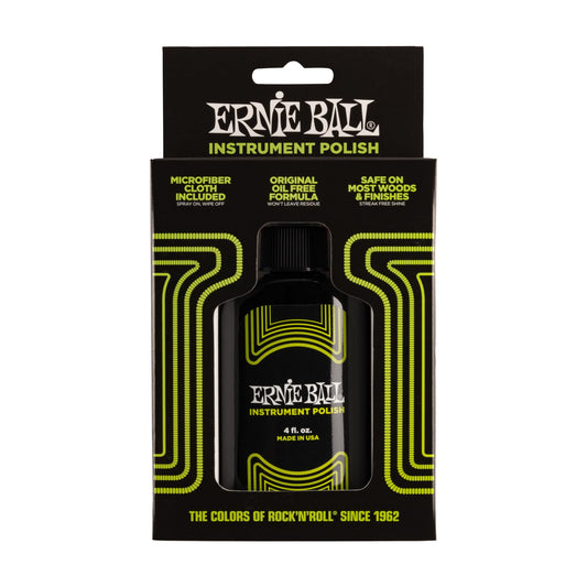 Ernie Ball Instrument Polish with Microfiber Polish Cloth