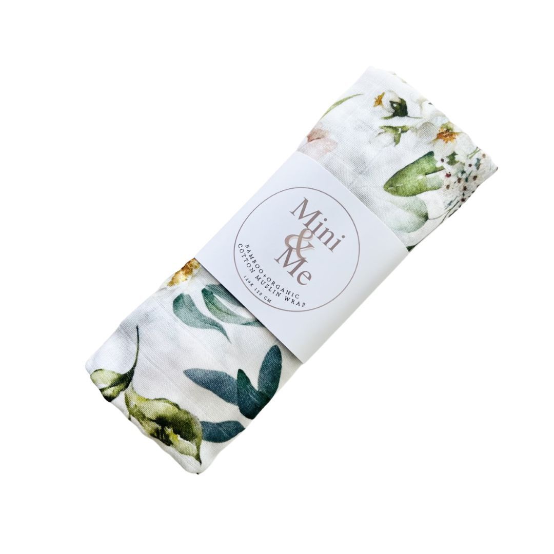 Mini & Me Bamboo Muslin Wrap - The Toy Station