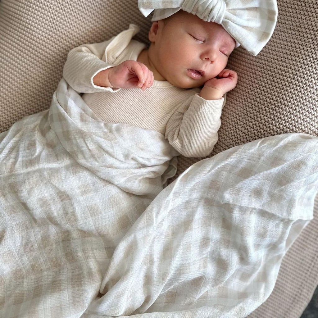 Mini & Me Bamboo Muslin Wrap - The Toy Station