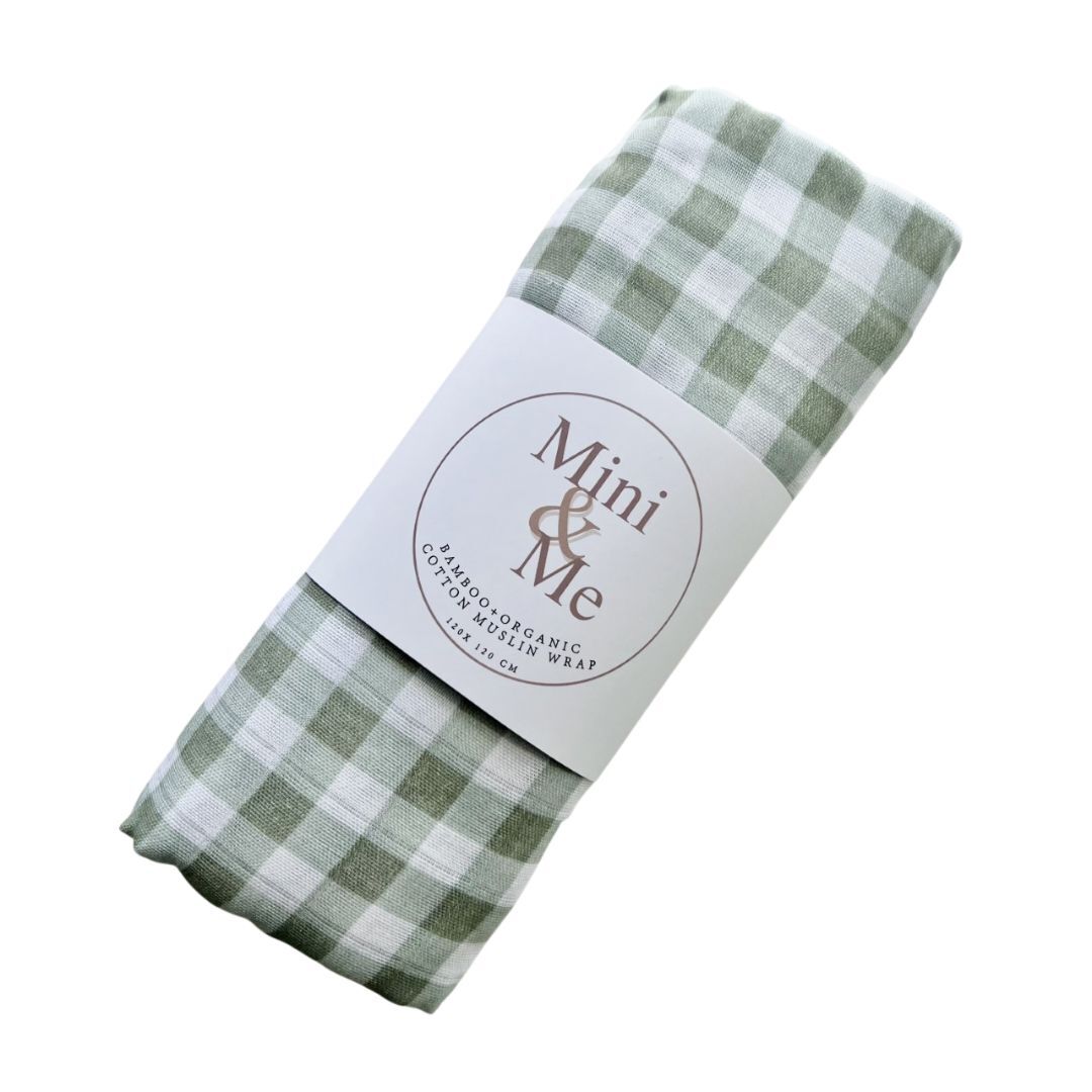 Mini & Me Bamboo Muslin Wrap - The Toy Station