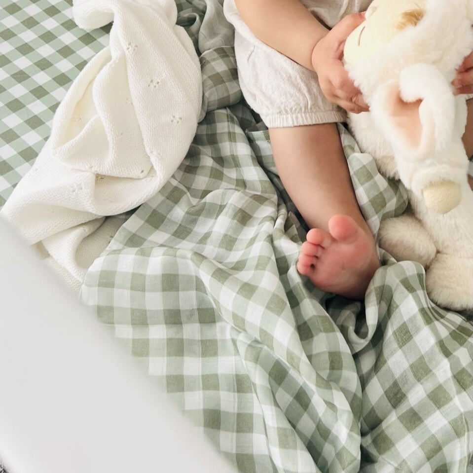 Mini & Me Bamboo Muslin Wrap - The Toy Station