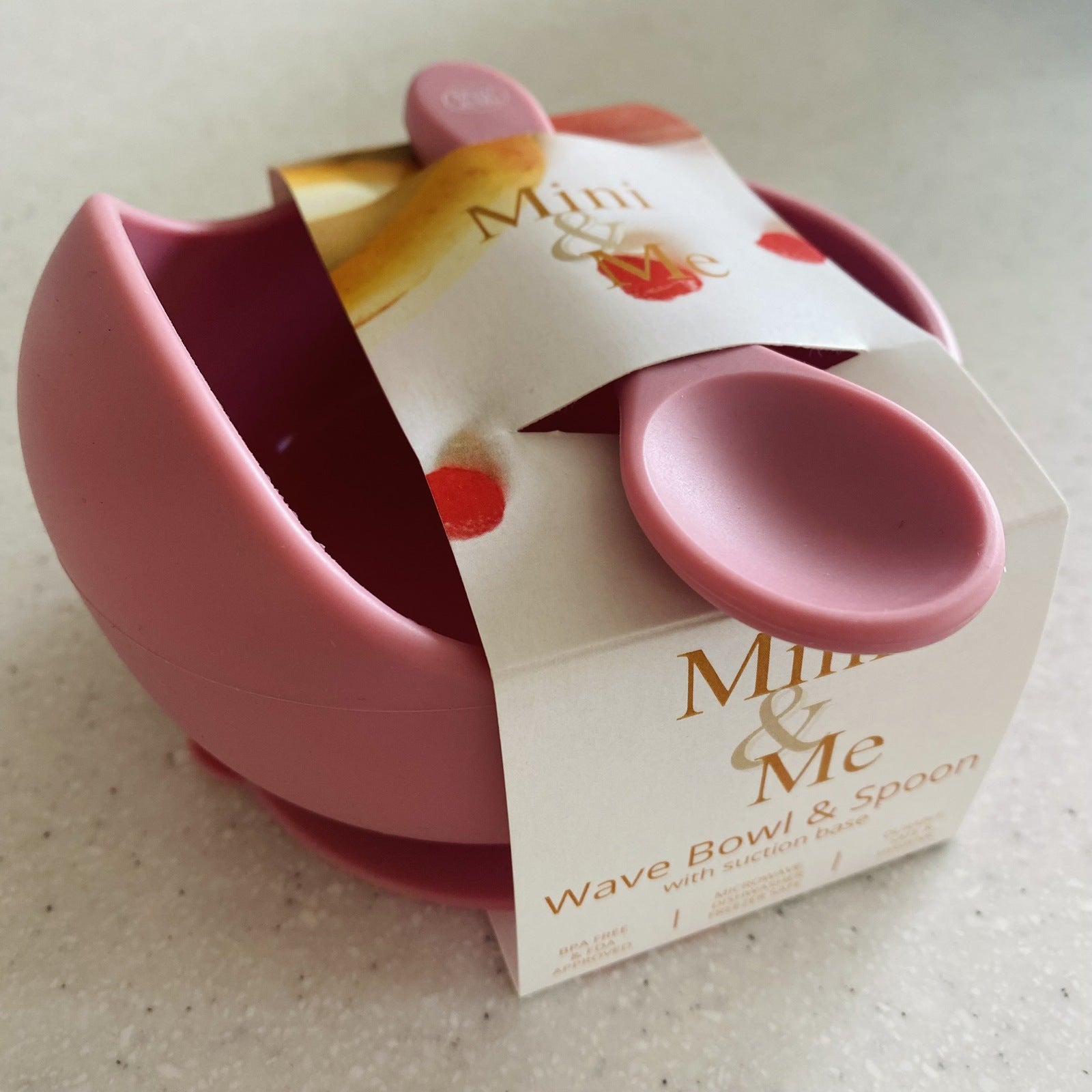 Mini & Me Wave Bowl & Spoon - The Toy Station