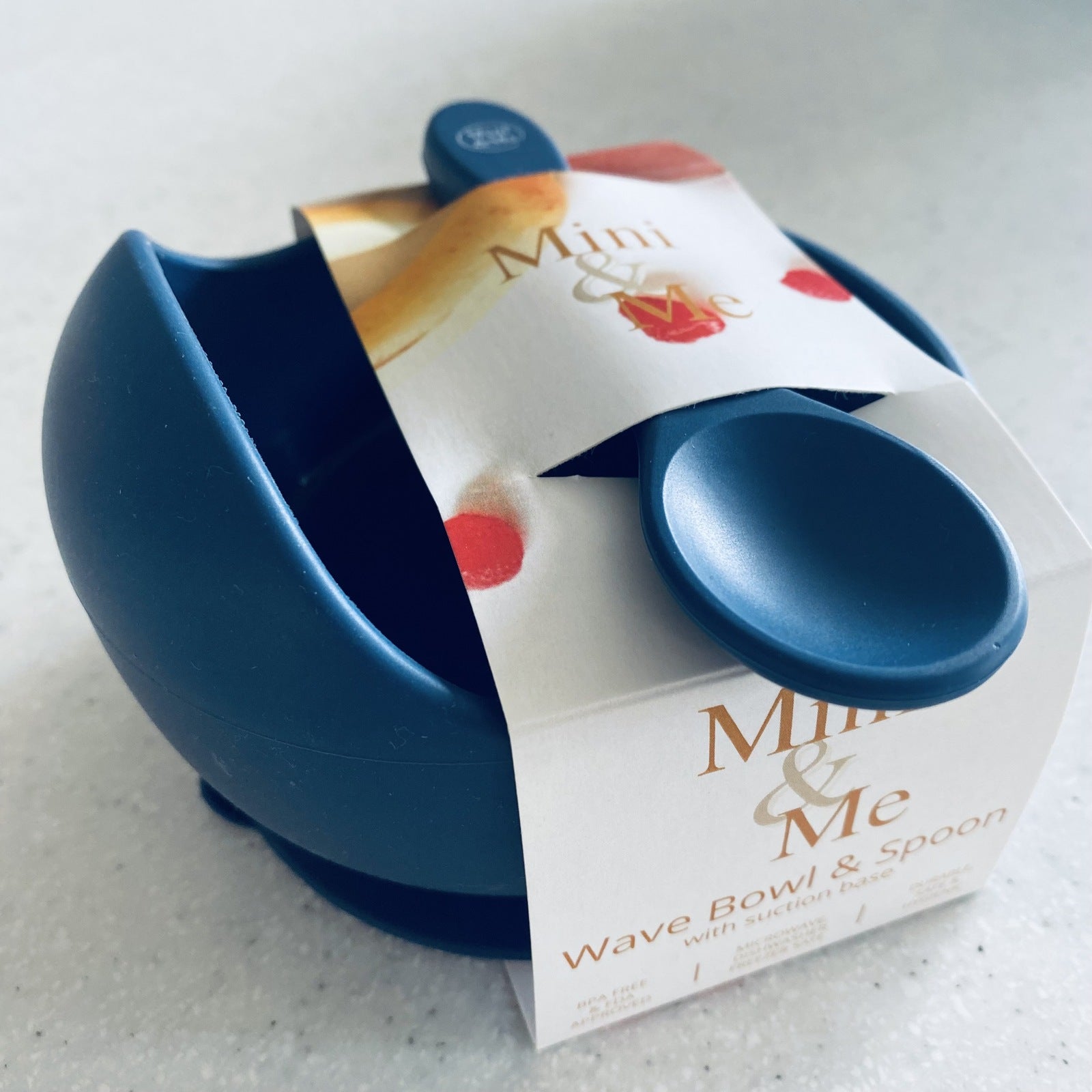 Mini & Me Wave Bowl & Spoon - The Toy Station