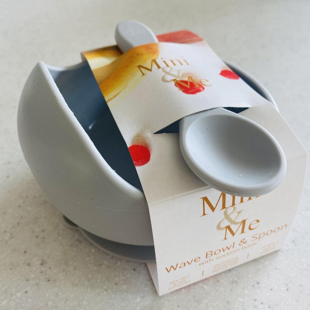 Mini & Me Wave Bowl & Spoon - The Toy Station