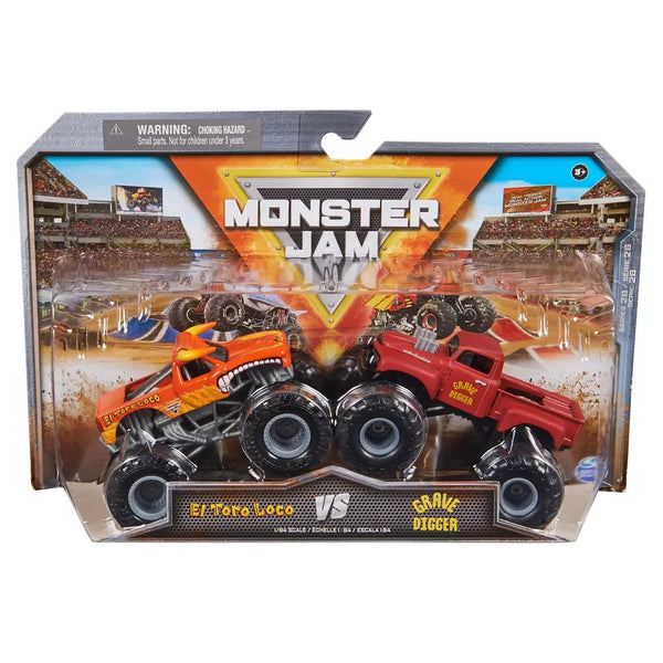 MonsterJam 1:64 Diecast Trucks 2 pk